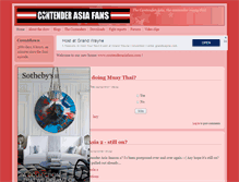 Tablet Screenshot of contenderasiafans.com